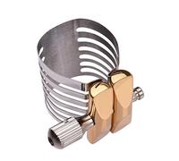 HUIOP Legatura per sassofono con regolazione a vite singola Legatura per sax durevole e compatta per sassofono tenore