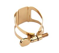 HUIOP Legatura per sassofono con regolazione a vite singola Legatura resistente e compatta per sassofono tenore,legatura sax contralto