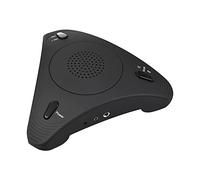 HUIOP Microfono per conferenza,USB Desktop Computer Conference Microfono a condensatore omnidirezionale Altoparlante per Microfono Altoparlante a 360 ° Pickup Audio Plug & Play per riunioni Video