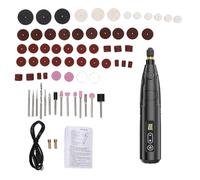 HUIOP Mini Kit per Intagliatore Elettrico a velocità Regolabile per Intagliare e Lucidare con Set di Smerigliatrice Ricaricabile con Batteria da 800 MAh, Ideale Artigiani Che Lavorano Materiali (Set