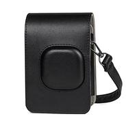 HUIOP Mini LiPlay - Custodia per fotocamera compatta in pelle PU con tracolla, compatibile con pellicola Mini LiPlay, Nero , Compatto