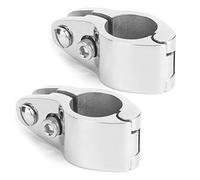 HUIOP Morsetto Scorrevole a Ganascia Superiore Bimini in Acciaio Inossidabile, Raccordo per Ferramenta per Barche per Yacht Commerciali Gonfiabili, Resistenza alla Corrosione Superiore (25MM)