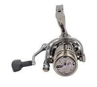 HUIOP Mulinello da Pesca Spinning in Metallo con Coppa Poco Profonda per Lanci Lunghi in Acqua Dolce e Salata - Materiale Ecologico 1 unità (#3)
