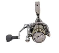 HUIOP Mulinello da Pesca Spinning in Metallo con Coppa Poco Profonda per Lanci Lunghi in Acqua Dolce e Salata - Materiale Ecologico 1 unità (#2)