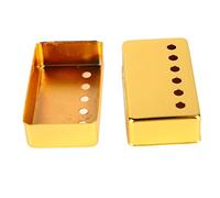 HUIOP [parole chiave] Set di Coperture per Pickup per Chitarra Elettrica a 6 Fori Lucidate in Oro, Migliora la qualità del Suono, Riduce le Interferenze