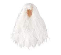 HUIOP Parrucca per Bambola in Seta Ad Alta Temperatura Riccia Lunga (Luna | Cappello in Rete, compatibilità con Dimensioni 1/6, Capelli da Bambola, per Uso in Figura