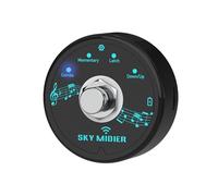 HUIOP Pedale effetto MIDI BT Mini controller MIDI Controller effettore software Controller MIDI USB Pedale wireless compatto portatile ricaricabile Trasmissione dati Nessun ritardo Connessione diretta