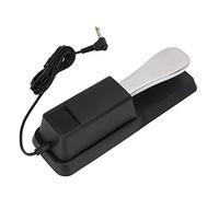 HUIOP Pedale Sustain in Metallo, Compatibile con Tutte le Tastiere Elettroniche e Pianoforte Digitale, Pedale in Metallo, Pedale per Piano Nero con Cavo da 1,5 Metri