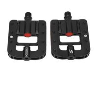 HUIOP Pedali per Bicicletta in Lega di Alluminio, Pedali per Bici Pieghevoli con Chiodo Antiscivolo, Cuscinetto Impermeabile, più Leggero e più Forte, Riflettore per Guida Notturna,