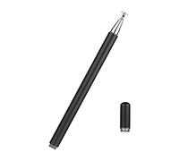 HUIOP Penna capacitiva universale per penna stilo con controllo tattile sensibile alla testa in silicone ad assorbimento magnetico per tablet nero,Penna capacitiva