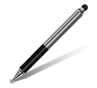 HUIOP Penna stilo Penna touch screen universale Penna capacitiva a doppia testa Penna capacitiva durevole portatile per telefono/tablet Grigio,universale