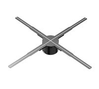 HUIOP proiettore di ologrammi,P62 Proiettore Ologramma 3D Display pubblicitario Fan Lettore a Parete 3D Naked Eye 2K HD LED Foto Video Fan con 722pcs Perline di Luce a LED Segno di Telecomando