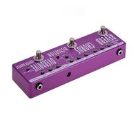 HUIOP RC5 Pedale multieffetto per chitarra 6 in 1 Riverbero + Chorus + Distorsione + Overdrive + Booster + Buffer Full Metal Shell con True Bypass,pedale multieffetto per chitarra