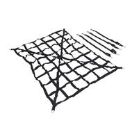 HUIOP Rete di Carico per Pick-up Resistente da 1100 Libbre, Rete di Carico per Pianale Camion Regolabile con Ganci a S Portapacchi Cestello, Borsa (66"x50")