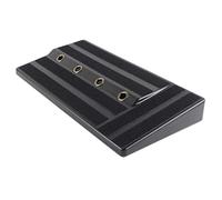 HUIOP RPB-1BK Pedaliera per Effetti per Chitarra di Grandi Dimensioni Robusta Custodia per pedaliera in plastica PE con Nastro Adesivo Accessori per Pedali per Chitarra,pedaliera, Nero