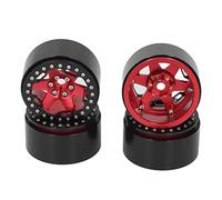 HUIOP Ruota Ponderato in Lega di Alluminio da 2,2 Pollici per Auto RC 1/10, Forte Supporto e Resistenza all'Usura, Guida Stabile per Defender Axial SCX10 SCX10 II, 4 Pezzi (#3)