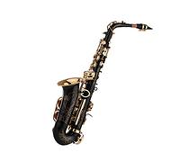 HUIOP Sassofono MIB Alto Sax Ottone Laccato Oro 82Z Chiave Tipo Strumento a fiato con Custodia Imbottita Guanti Panno per Pulizia Spazzole Cinghie per Sax Ance
