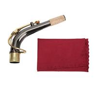 HUIOP Sax Bend Neck - Alta Risonanza e Flusso D'aria, Tono e Intonazione Superiori, Pregevole Fattura, Bell'aspetto, Stabile e Robusto, Suono di Alta qualità e Toni Ricchi, Panni per