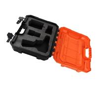 HUIOP Scatola Portaoggetti per Trapano Elettrico a Batteria, Abs Eva, | Valigetta Portautensili in ABS Eva, Protezione da Schizzi e Polvere, Cerniera a 360 Gradi, Maniglia per il Trasporto, Kit
