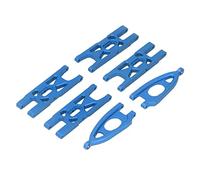 HUIOP Set di Bracci di Sospensione in Metallo 1/10 RC per il Controllo delle Vibrazioni Stabile Dell'auto Telecomandata 1/10 (blu)