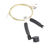 HUIOP Set di Corde per Chitarra Professionali, Tensione Bilanciata e Tono Brillante, Set di Avvolgicorde 3 in 1 per la Manutenzione della Chitarra e un Panno la Pulizia (in ottone)