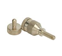 HUIOP Set di Viti per Sassofono in Metallo da 2 Pezzi per Stringere il Collo - 4 Mm Compatibile con Strumenti Tenore Soprano Acuto