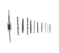 HUIOP Set Estrattore per Viti Rotte, Strumento per Forare Elementi di Fissaggio con Scanalatura a Spirale per Mancini per Viti M3-M12, Processo di Rimozione Facile Ed Efficace