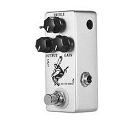 HUIOP Silver Horse Overdrive Boost Effetti a Pedale per Chitarra Full Metal Shell True Bypass,Overdrive Pedale
