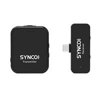 HUIOP Sistema di microfono senza fili G1T 2.4G con trasmettitore a clip e mini ricevitore di tipo C, portata di trasmissione di 150 m, batteria integrata, compatibile con smartphone, tablet computer