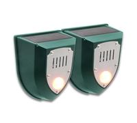 HUIOP Solare elettronico a s con sensore di movimento PIR,Allarme cronometrato ad induzione del corpo umano,Allarme a infrarossi,antifurto,Dispositivo per animali,impermeabile IP55,Allarme rilevatore