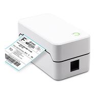 HUIOP Stampante termica per etichette,80mm Stampante per etichette di spedizione USB con taglierina automatica Desktop Stampa termica diretta Supporto connessione cablata Codice a barre 1D 2D per