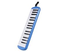 HUIOP Strumento melodico a 32 tasti Tastiera per pianoforte ad aria melodica con ugelli di soffiaggio a tubo morbido Strumenti a vento melodico con borsa per il trasporto per principianti R