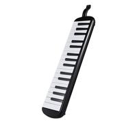 HUIOP Strumento melodico a 32 tasti Tastiera per pianoforte ad aria melodica con ugelli di soffiaggio a tubo morbido Strumenti a vento melodico con borsa per il trasporto per principianti R