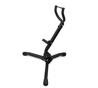 HUIOP Supporto per Sassofono tenore Contralto Display Accessori per Strumenti Materiale Metallico Base Triangolare Design Pieghevole Portatile Regolabile,Saxophone Stand