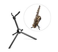 HUIOP Supporto per Sassofono tenore Portatile Supporto per stativo per Sax in Acciaio Inossidabile Pieghevole con Borsa per Il Trasporto,Supporto per Sassofono Portatile