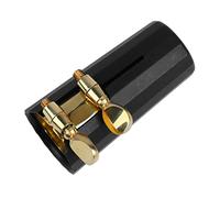 HUIOP Tappo per Bocchino per Sassofono Chiusura a Doppia Vite in Plastica Resistente Accessori Sassofono Contralto 5,9x2,8 Cm