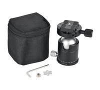 HUIOP Testa a Sfera per Treppiede di Precisione in Lega di Alluminio con Piastra a Sgancio Rapido, Testa Sfera Panoramica da 44 Mm per Fotocamera DSLR, compatibilità Versatile, Fotografia All'aperto