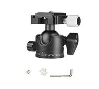 HUIOP Testa a Sfera per Treppiede per Fotocamera Resistente Testa a Sfera Panoramica da 35 Mm con compatibilità Arca Universale, Rotante 360° Fotografi Professionisti