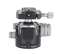 HUIOP Testa a Sfera per Treppiede Resistente da 55 Mm Flessibilità Versatile Panoramica a 360 Gradi per Telescopio Fotocamera DSLR