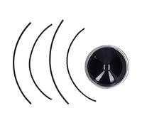 HUIOP Testina per Decespugliatore in Alluminio HUIOP, Progettata in Modo Efficiente per Decespugliatori da 40 CC + Albero Dritto, Prestazioni Stabili con Facile Sostituzione, Produzione