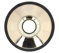 HUIOP 【Titolo】 Silenziatore per Sassofono per Allenamento con Strumenti Contralto con Materiale ABS (Oro)