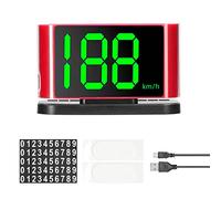 HUIOP Visualizzazione HUD per Auto,Tachimetro Digitale GPS con Display a Testa Alta per Auto con Display a Caratteri Grandi LED Area di visualizzazione del Numero di Telefono per Motocicletta SUV per