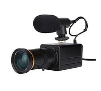 HUIOP Webcam con Obiettivo Zoom,Fotocamera 4K HD Fotocamera per Computer Webcam USB Zoom Ottico 10X Messa a Fuoco Manuale Compensazione Automatica dell'esposizione Compatibile con Windows XP/7/10