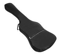 HUIOP Zaino per basso elettrico 20 mm imbottito per basso elettrico e chitarra nera