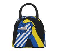 HUIopq Borsa termica per il pranzo, con stampa "Together with Ukraine", per adulti, bambini, famiglie