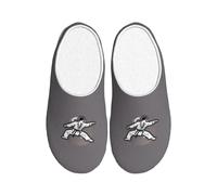 HUIopq Karate-highkick-icon, pantofole unisex in gomma termoplastica morbida anti-pelucchi, per interni ed esterni, casa e viaggio