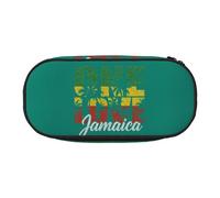 HUIopq One Love Jamai Print - Astuccio portapenne versatile per scuola, ufficio, trucco, accessorio da viaggio, Nero , Taglia unica, Organizer per borse