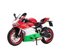 HUIPENPP Decorazione da scrivania Modello Di Moto In Lega, Modello Di Moto In Metallo Pressofuso, Scala 1:12 Per DUCATI 1199 Panigale Espositore da collezione(Green)
