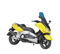 HUIPENPP Decorazione da scrivania Modello Di Motocicletta In Lega Di Metallo In Scala 1:18 Per YAMAHA XP500 TMAX 2001 Espositore da collezione(Yellow)