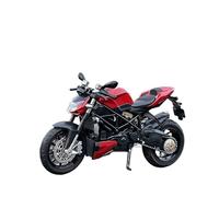 HUIPENPP Decorazione da scrivania Modello Di Motocicletta Pressofusa In Scala 1:12 Per Ducati Streetfighter V4 Espositore da collezione(Red)
